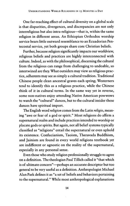 Understanding World Religions in 15 Minutes a Day