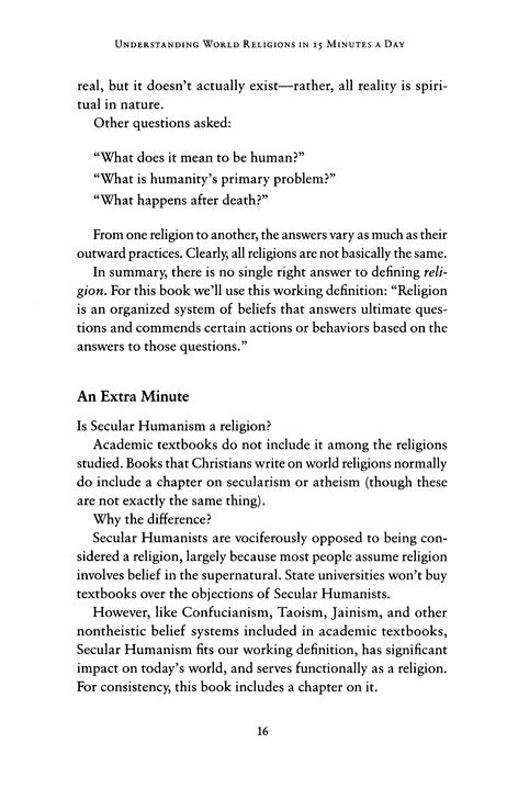 Understanding World Religions in 15 Minutes a Day