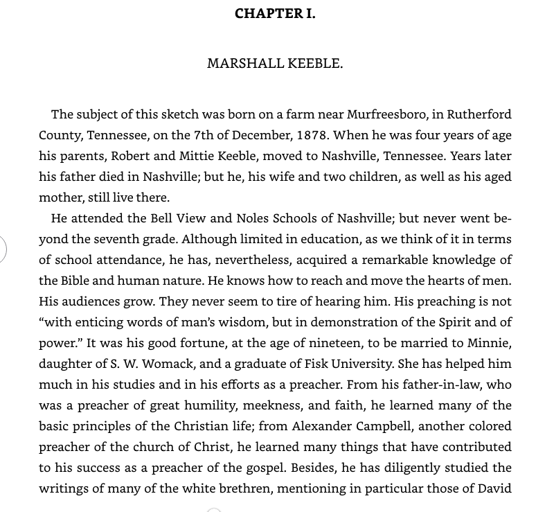 Biography and Sermons of Marshall Keeble