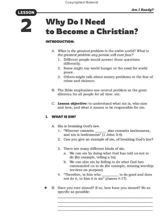 Am I Ready? A Study of the Gospel for Young People