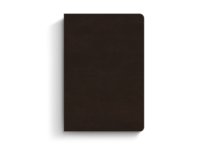 ESV Giant Print Thinline Bible Deep Brown TruTone