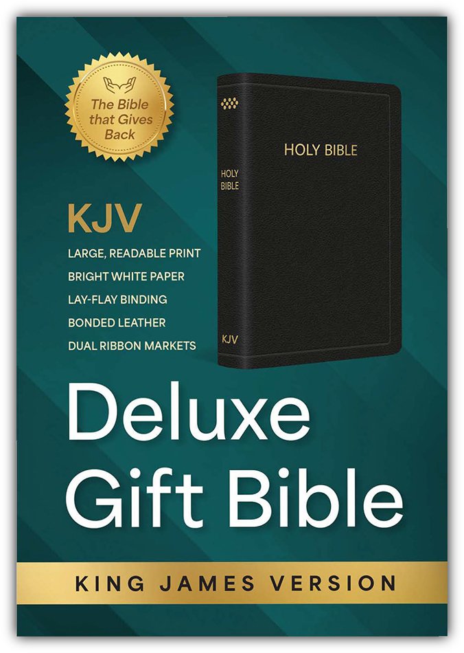 KJV Deluxe Gift Bible Black Imitation Leather