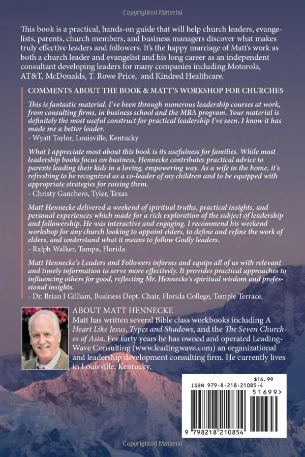 Leaders & Followers In the Home, Church, and Business