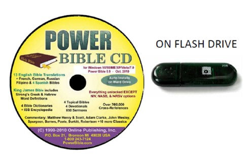 Power Bible Version 5.9 Flash Drive
