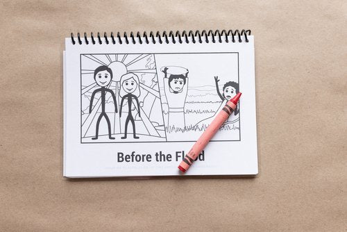 Creation To Revelation: 17 Time Periods Mini Coloring Book