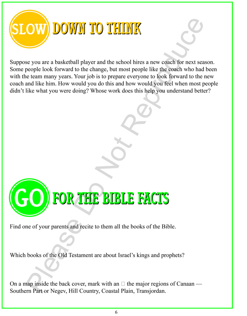 Stop, Look, & Listen - Life of Christ