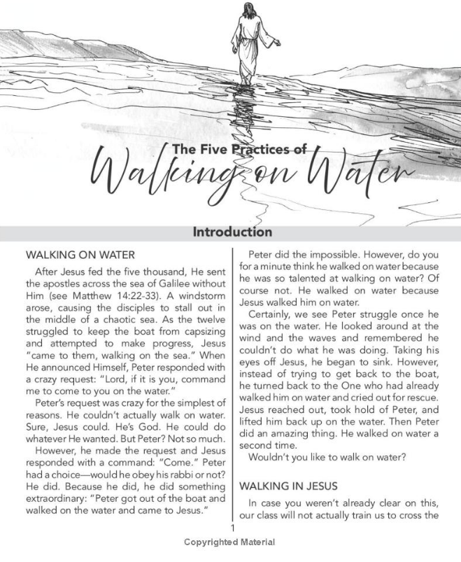The Five Practices of Walking on Water