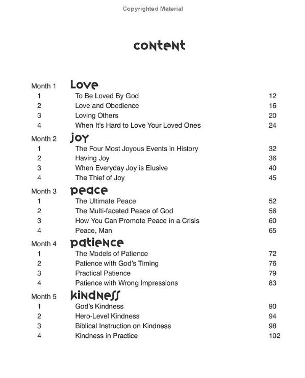 The Fruit of the Spirit: A Bible Study for Women