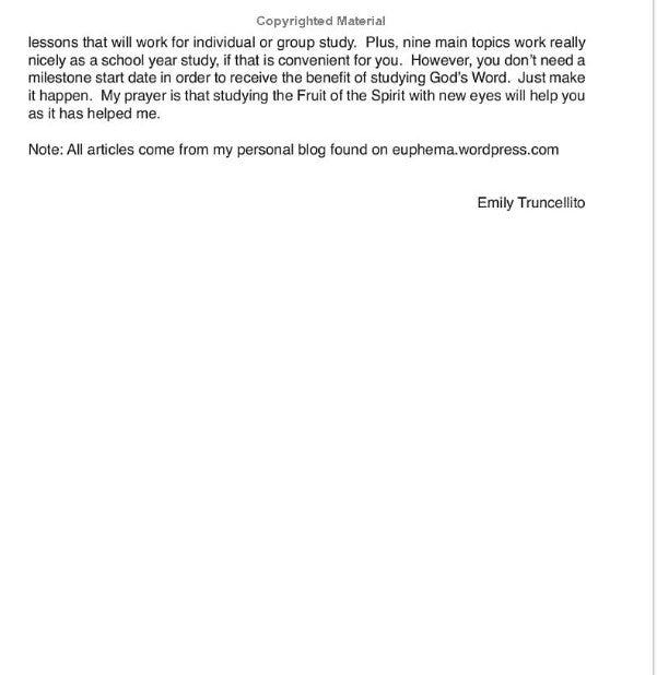 The Fruit of the Spirit: A Bible Study for Women