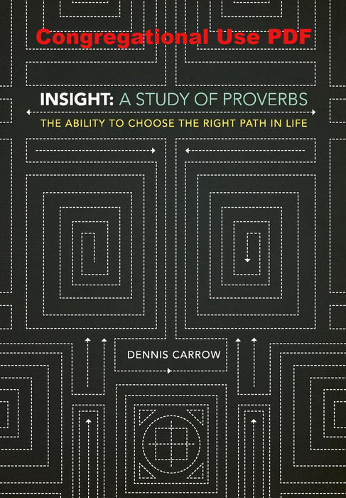 Insight: A Study of Proverbs