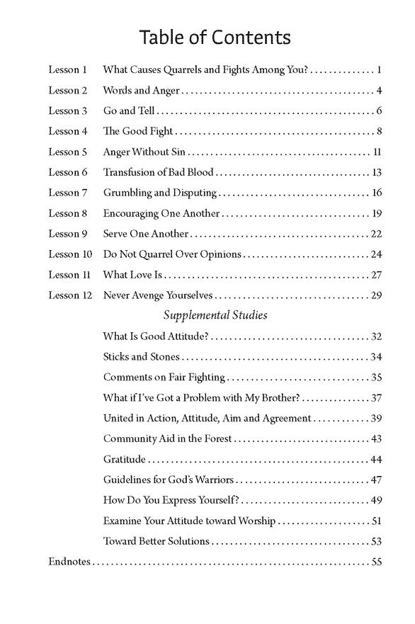 Attitude Passages:  Gifts from God for Study and Spiritual Health