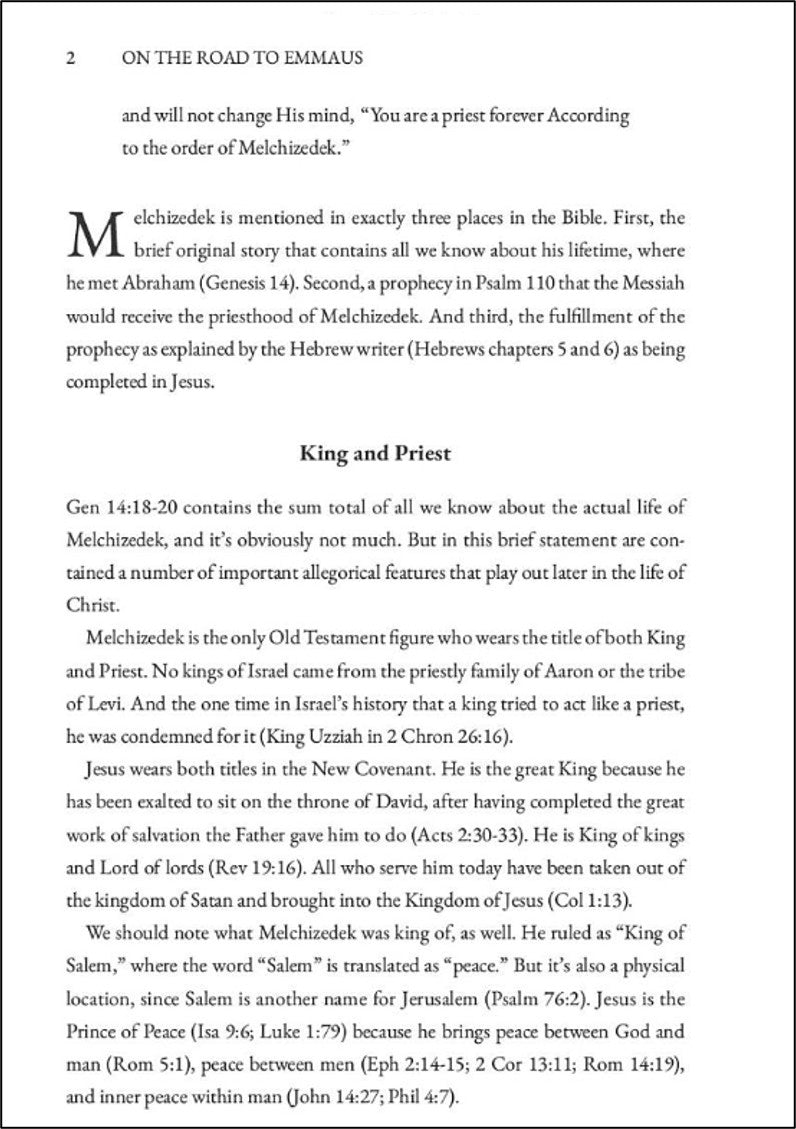 On The Road to Emmaus: Discovering Christ and the Church in the OT