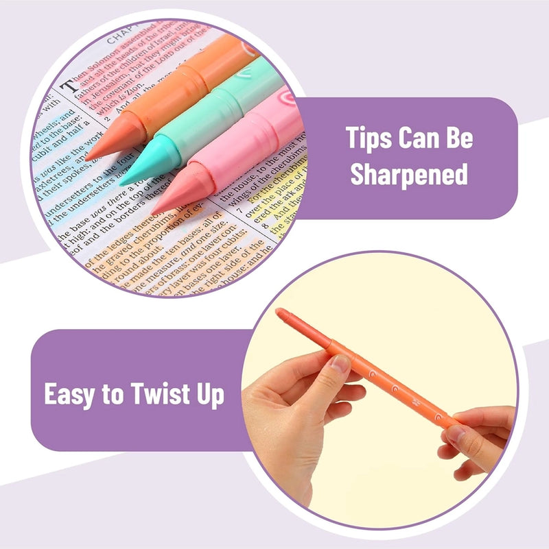 Mr. Pen Gel Highlighter Set Vibrant Colors (os)