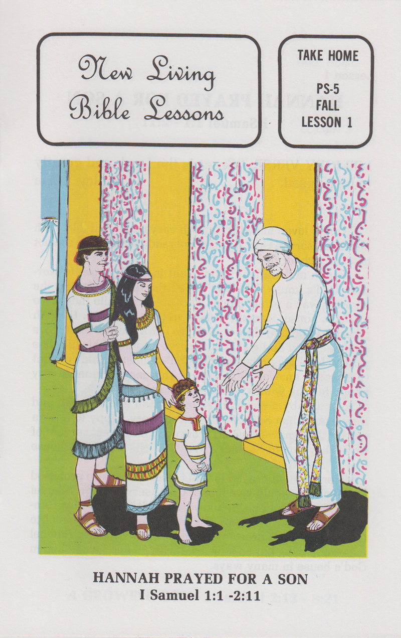 PRESCHOOL 5-1 - Samuel, Saul & David