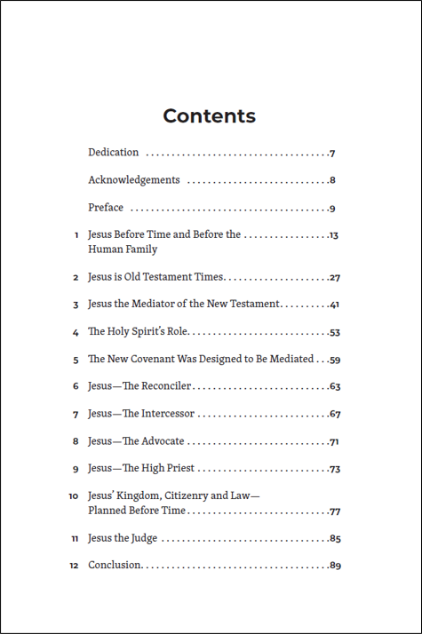 The Mediatorship of Jesus