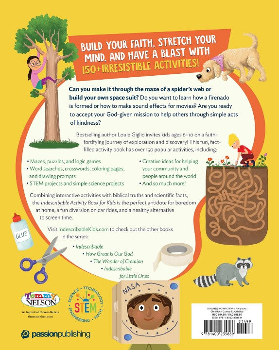 Indescribable Activity Book for Kids