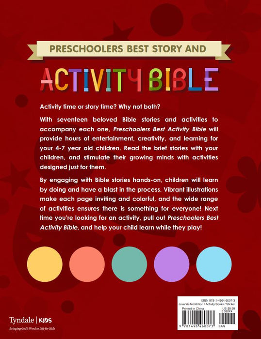 Preschoolers Best Story and Activity Bible