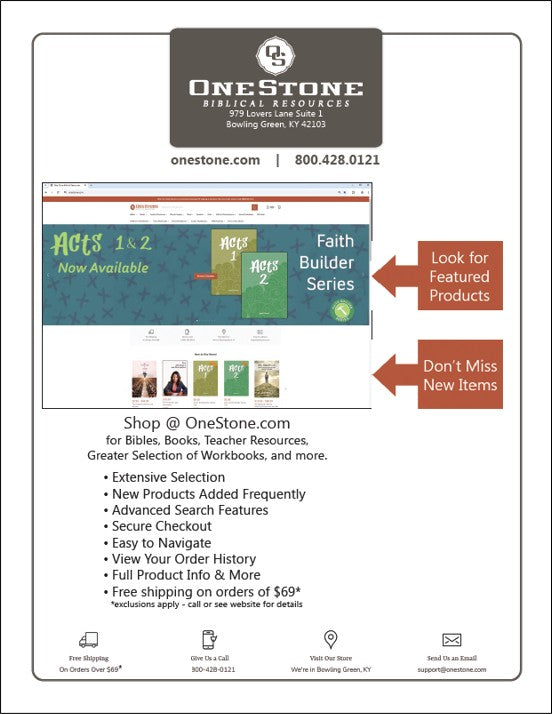 One Stone Catalog (FREE PDF)