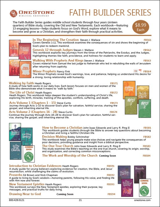 One Stone Catalog (FREE PDF)