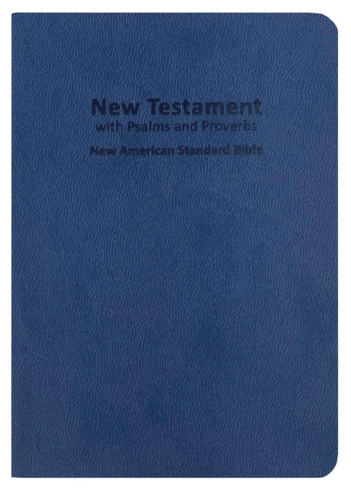 NASB 1995 New Testament with Psalm & Proverbs,  Blue Pocket-sized