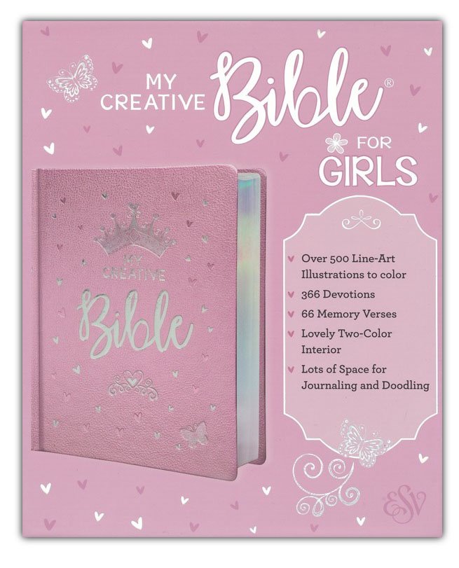 ESV My Creative Bible for Girls: Pink LuxLeather Hardcover