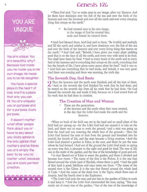 ESV My Creative Bible for Girls: Pink LuxLeather Hardcover