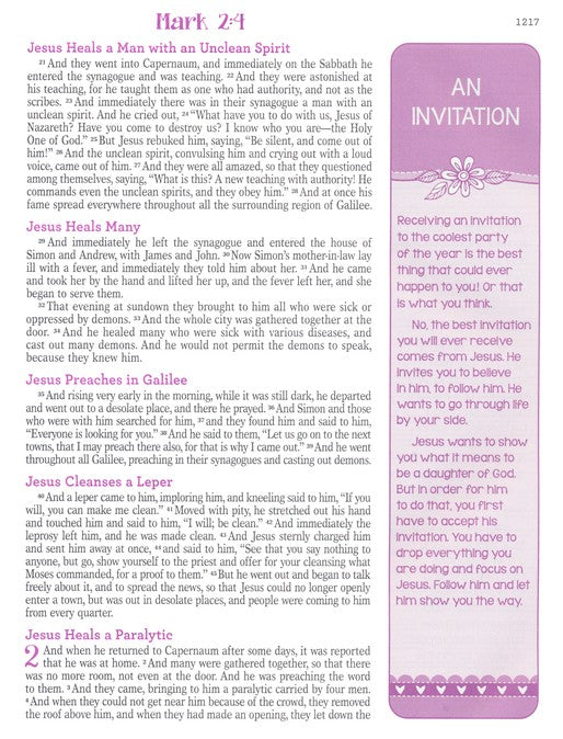 ESV My Creative Bible for Girls: Pink LuxLeather Hardcover