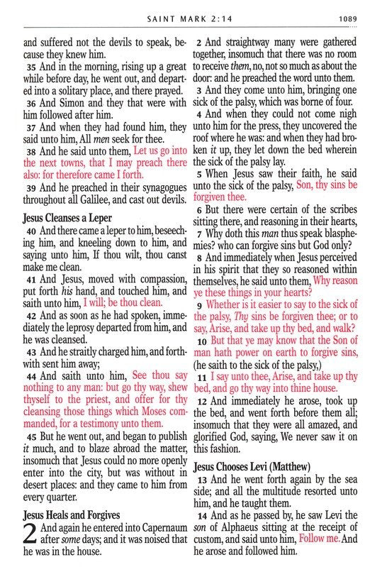 KJV Giant Print Full-Size Bible Floral Faux Leather Indexed