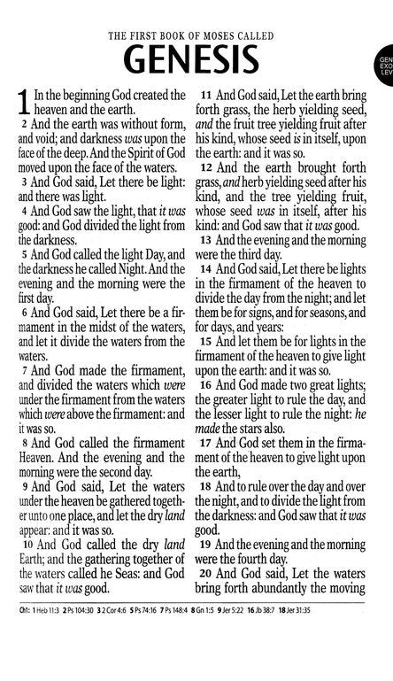 KJV Giant Print Standard Size Bible Navy Faux Leather Indexed