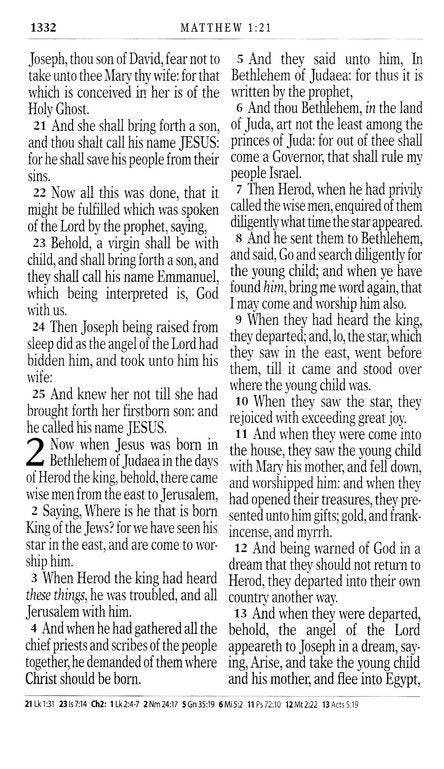 KJV Giant Print Standard Size Bible Navy Faux Leather Indexed