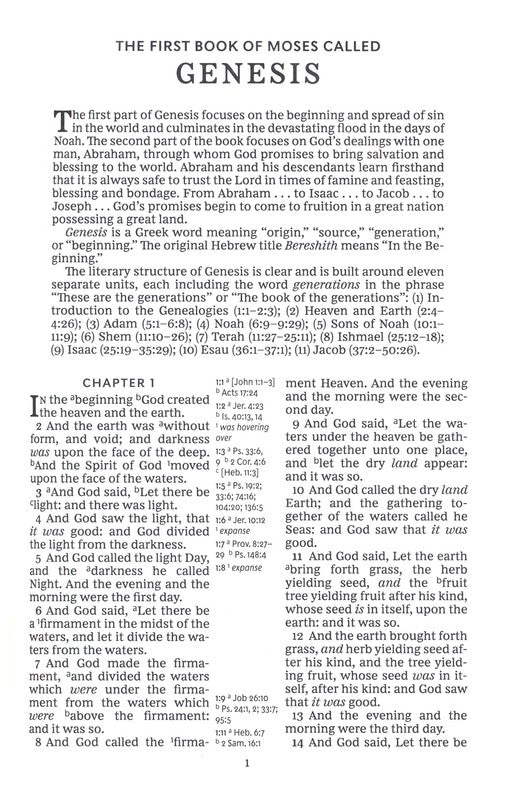 KJV Giant Print Reference Bible Black Bonded Indexed