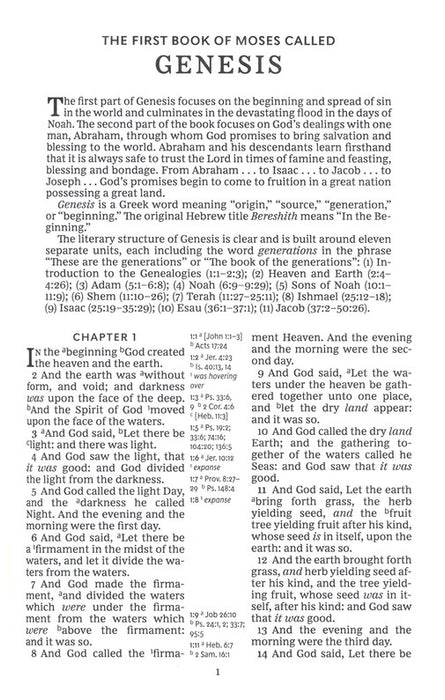 KJV Giant Print Reference Bible Black Bonded Indexed