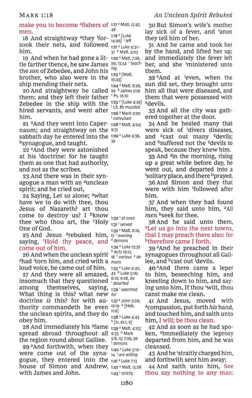 KJV Giant Print Reference Bible Black Bonded Indexed