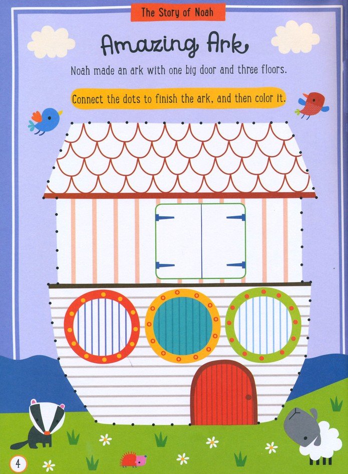 Noah's Ark & Other Bible Stories Sticker Activity Book