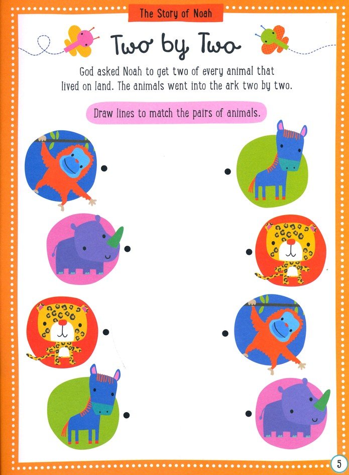 Noah's Ark & Other Bible Stories Sticker Activity Book