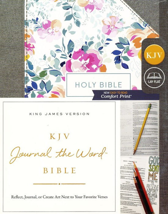 KJV Journal the Word Bible Floral Hardback