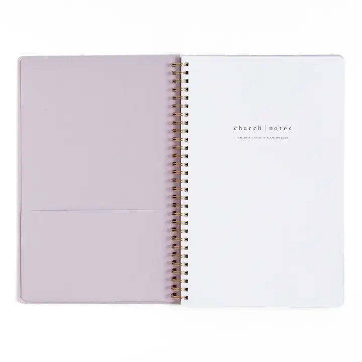 Church Notes with Maps Happy Daisy Notebook