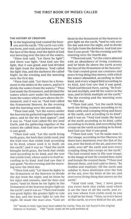 NKJV Compact Reference Bible Black Leathersoft