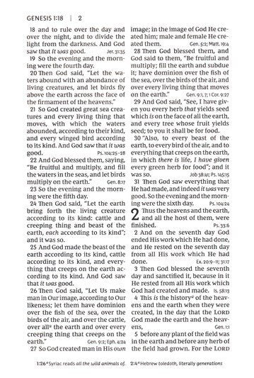 NKJV End-of-Verse Compact Reference Bible Brown Leathersoft