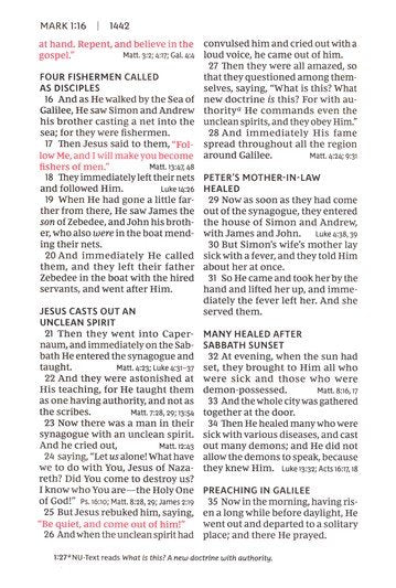 NKJV End-of-Verse Compact Reference Bible Brown Leathersoft