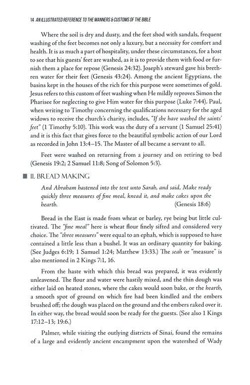 An Illustrated Reference to the Manners & Customs of the Bible