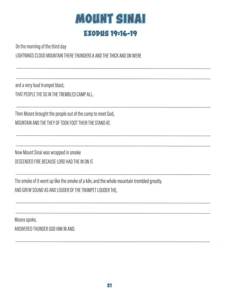 Exploring the Bible Activity Book Ages 8-12