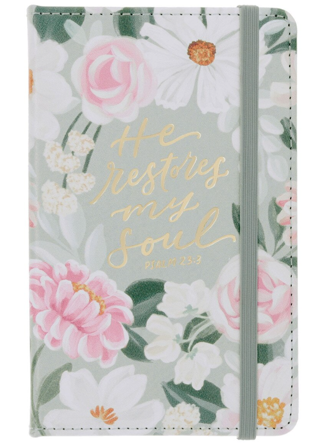Small Scripture Notebook: He Restores My Soul