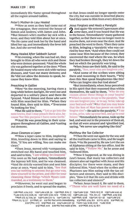 NKJV Deluxe Thinline Reference Bible Black Genuine Leather Indexed (op)