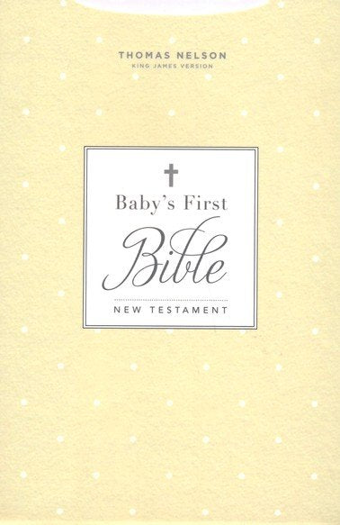 KJV Baby's First New Testament White Hardback