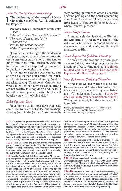 NKJV Woman's Study Bible Black Genuine Leather (op)