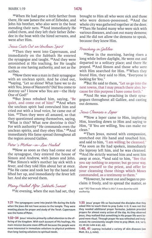 NKJV Woman's Study Bible Black Genuine Leather (op)