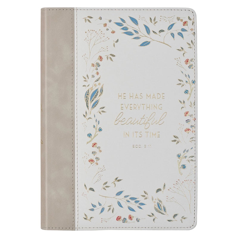 Journal: Everything Is Beautiful Faux Leather Ecc. 3:11