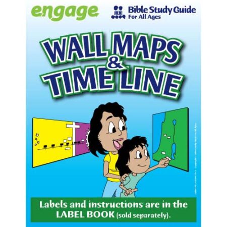 Bible Study Guide for All Ages Unlabeled Wall Maps and Time Line (POLY)