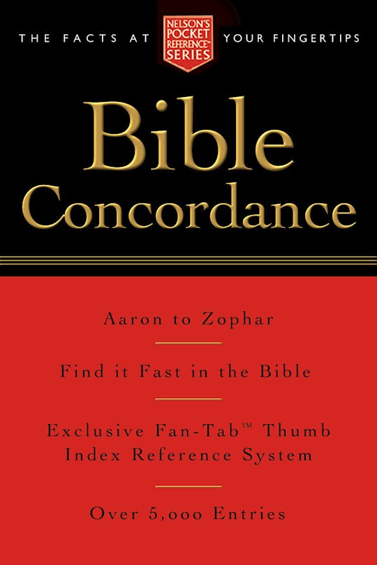 Nelson's Pocket Bible Concordance